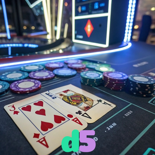 d5：Jogue poker, aposte no futebol e ganhe em grandes jogos de cassino!
